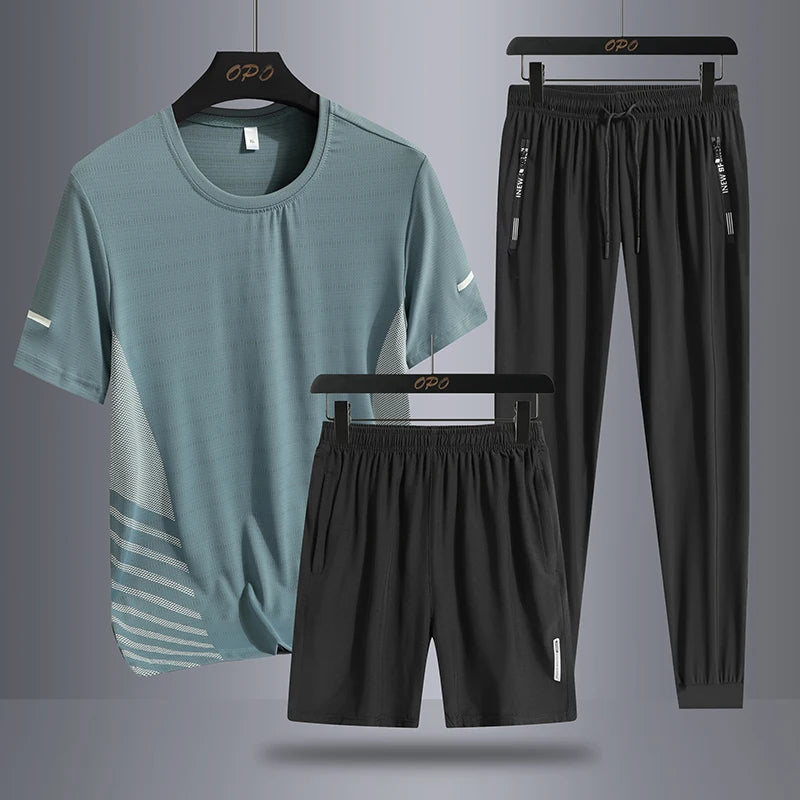 Men’s 3-Piece Ice Silk Sport Set