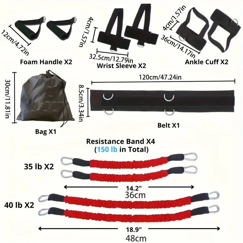 12-Piece Resistance Boxing Set