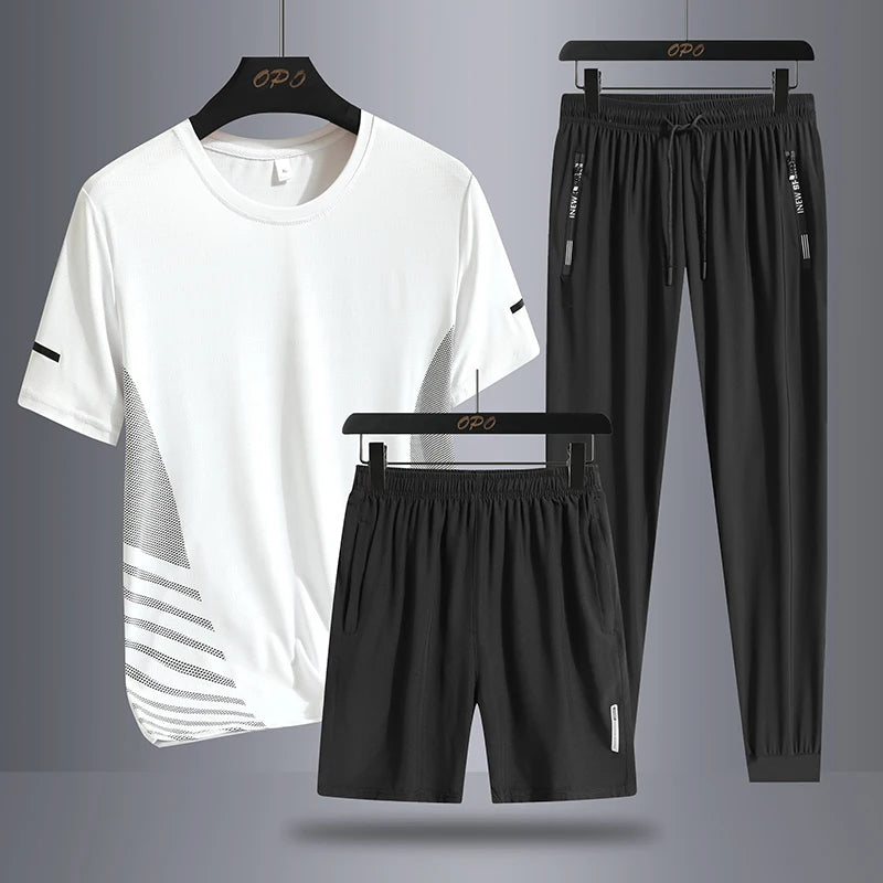 Men’s 3-Piece Ice Silk Sport Set