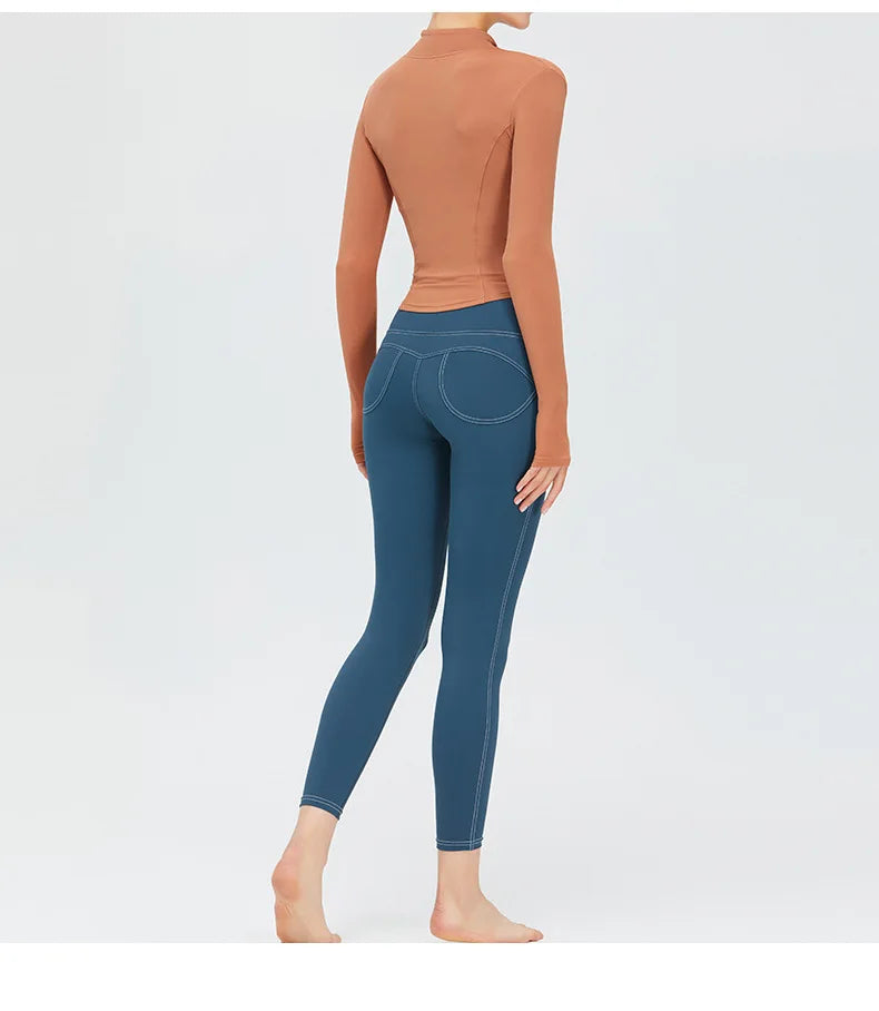 Women’s Zipper Long Sleeve Sports Jacket