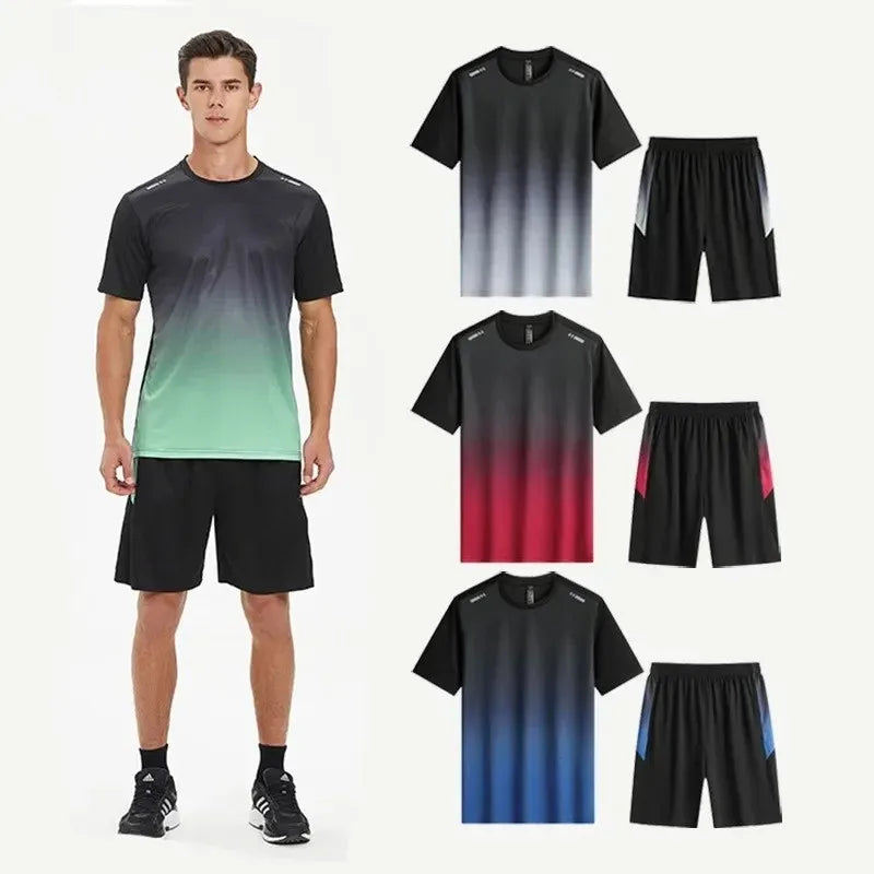 Men’s Short Sleeve T-Shirt and Shorts
